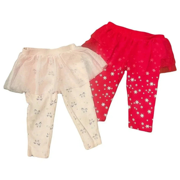 9 Months Tutu Leggings 2 Pack - Picture 1 of 9
